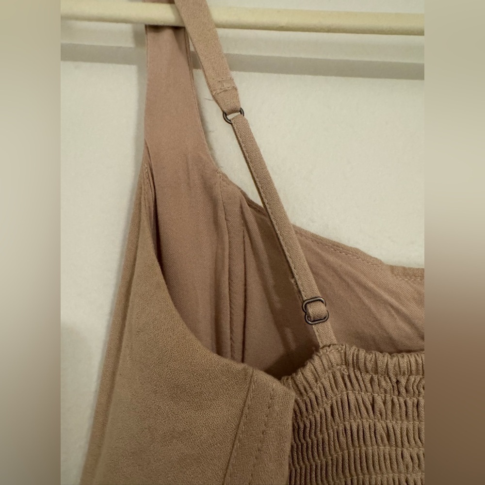 Abercrombie & Fitch Nude/Tan Corset Style Top- Medium - Picture 5 of 8